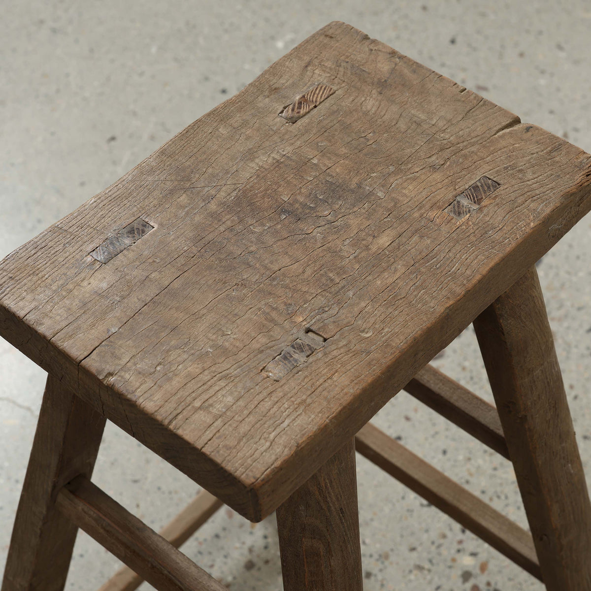 Vintage Bar Stool Approx.13.4 Inches Wide 9.1" Deep 28.7" High