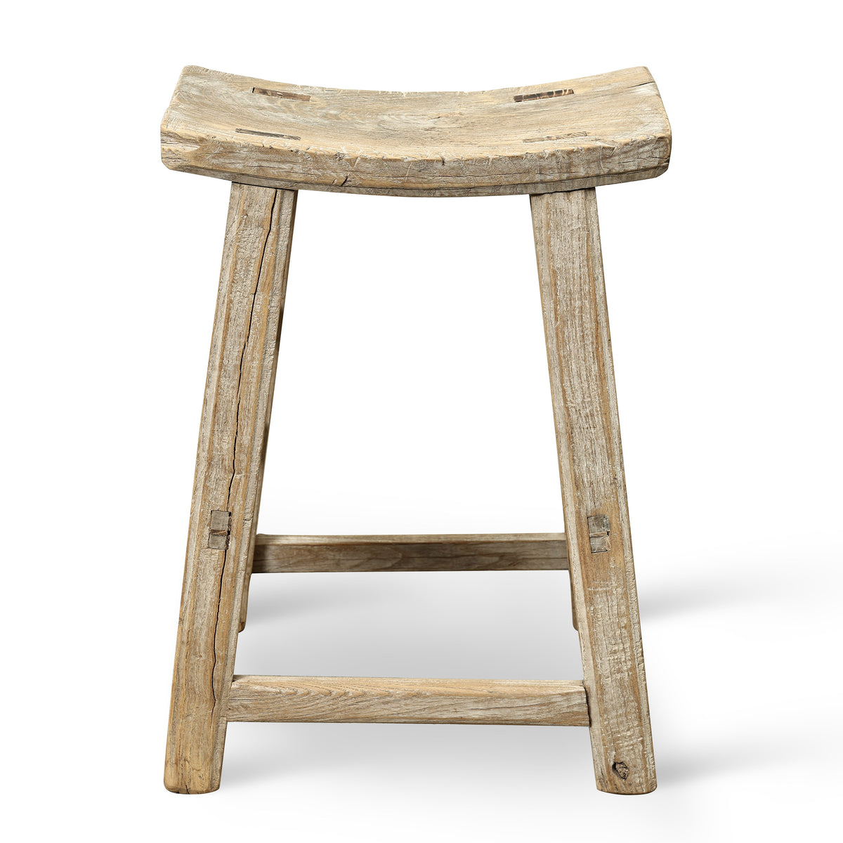 Vintage Rustic Stool 21H 15W 8.3D
