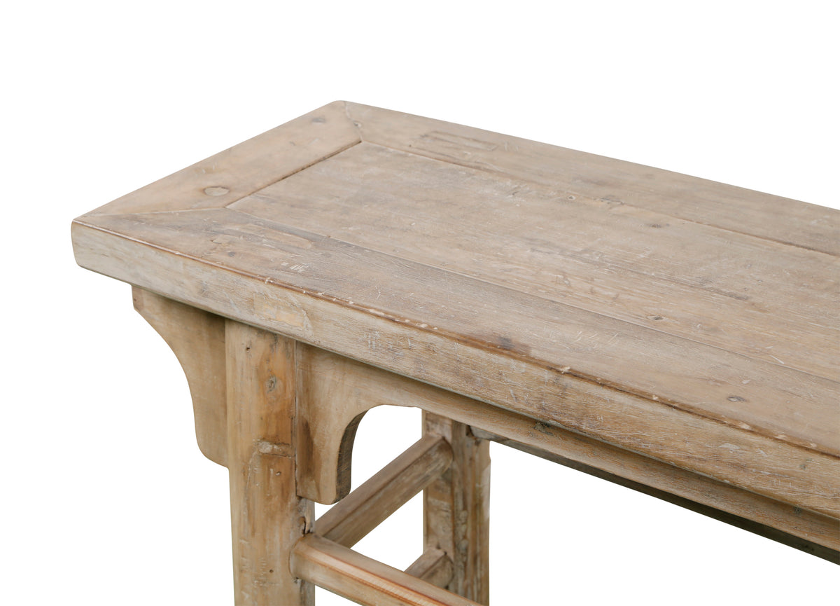 Approx. 35-45 Inches Long Vintage Side Table (Size & Finish vary)