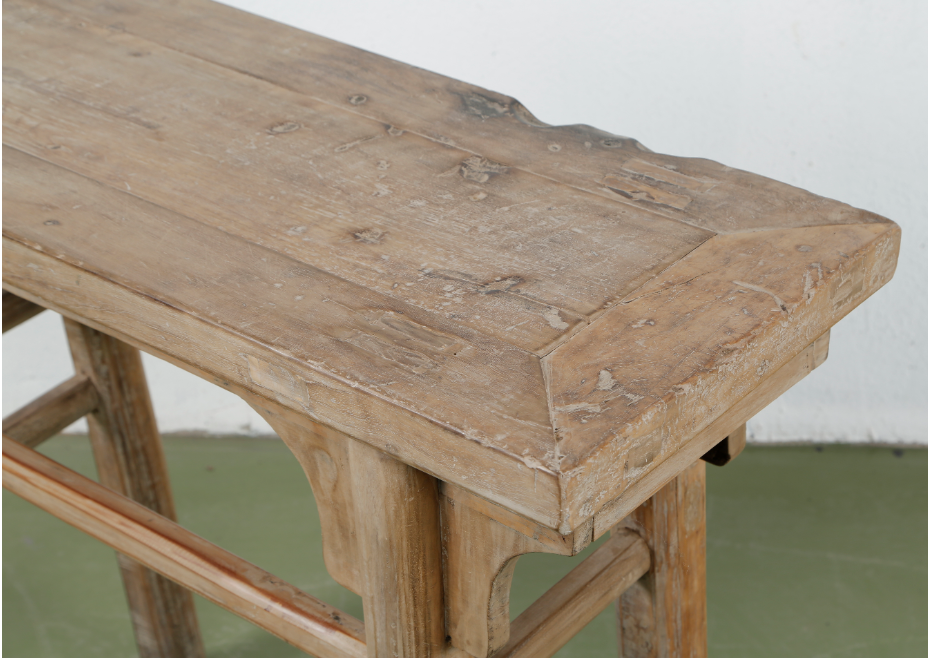 Approx. 35-45 Inches Long Vintage Side Table (Size & Finish vary)