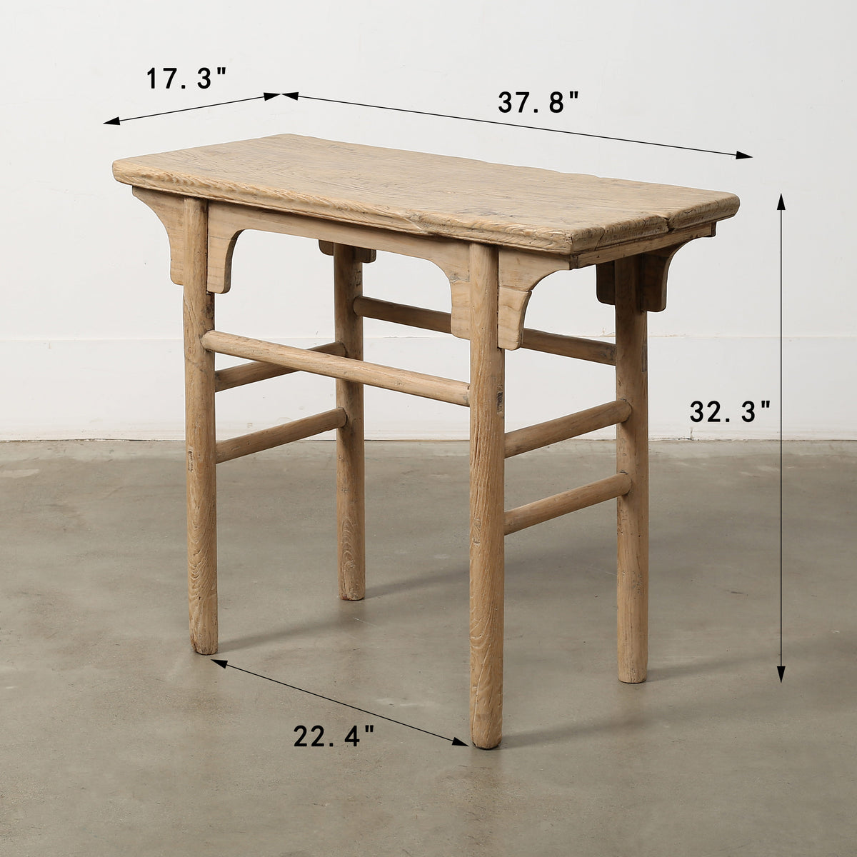 Approx.37.8 Inches Wide Antique Ming Style Console Table