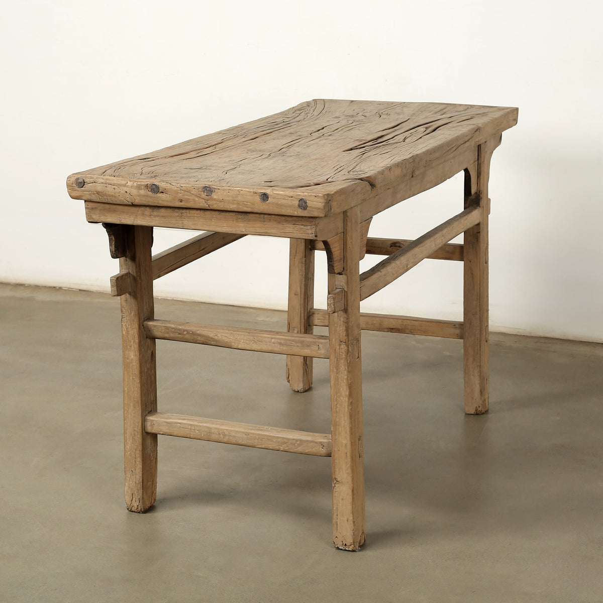 Approx.49" Long 21" Deep Vintage Counter Table Weathered Natural