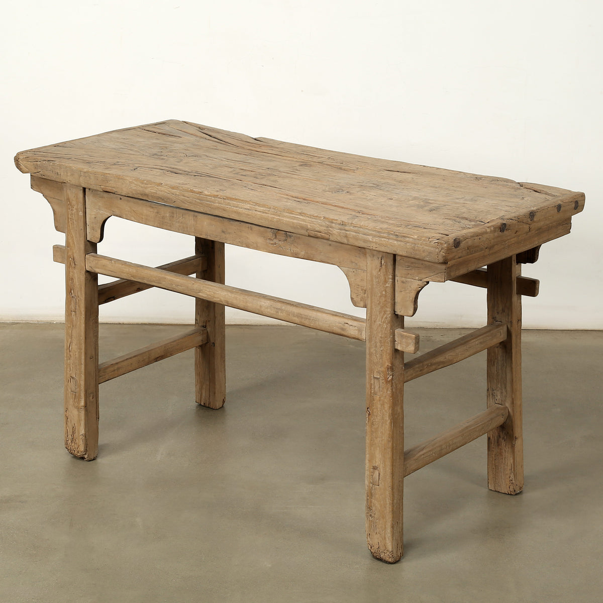Approx.49" Long 21" Deep Vintage Counter Table Weathered Natural