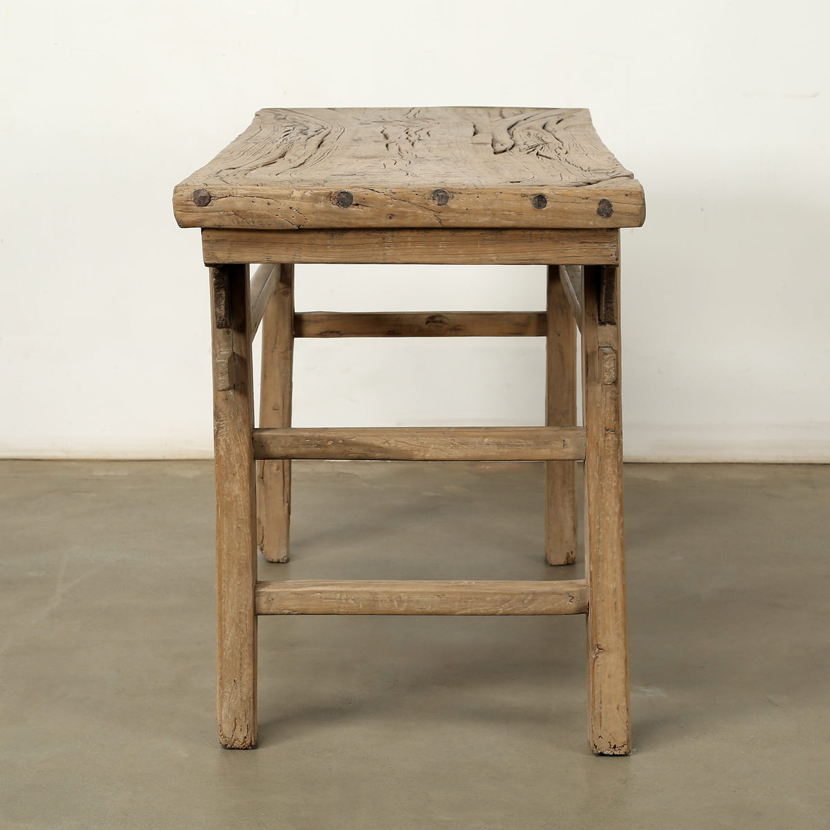 Approx.49" Long 21" Deep Vintage Counter Table Weathered Natural
