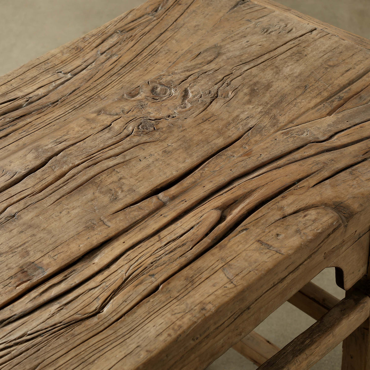 Approx.49" Long 21" Deep Vintage Counter Table Weathered Natural