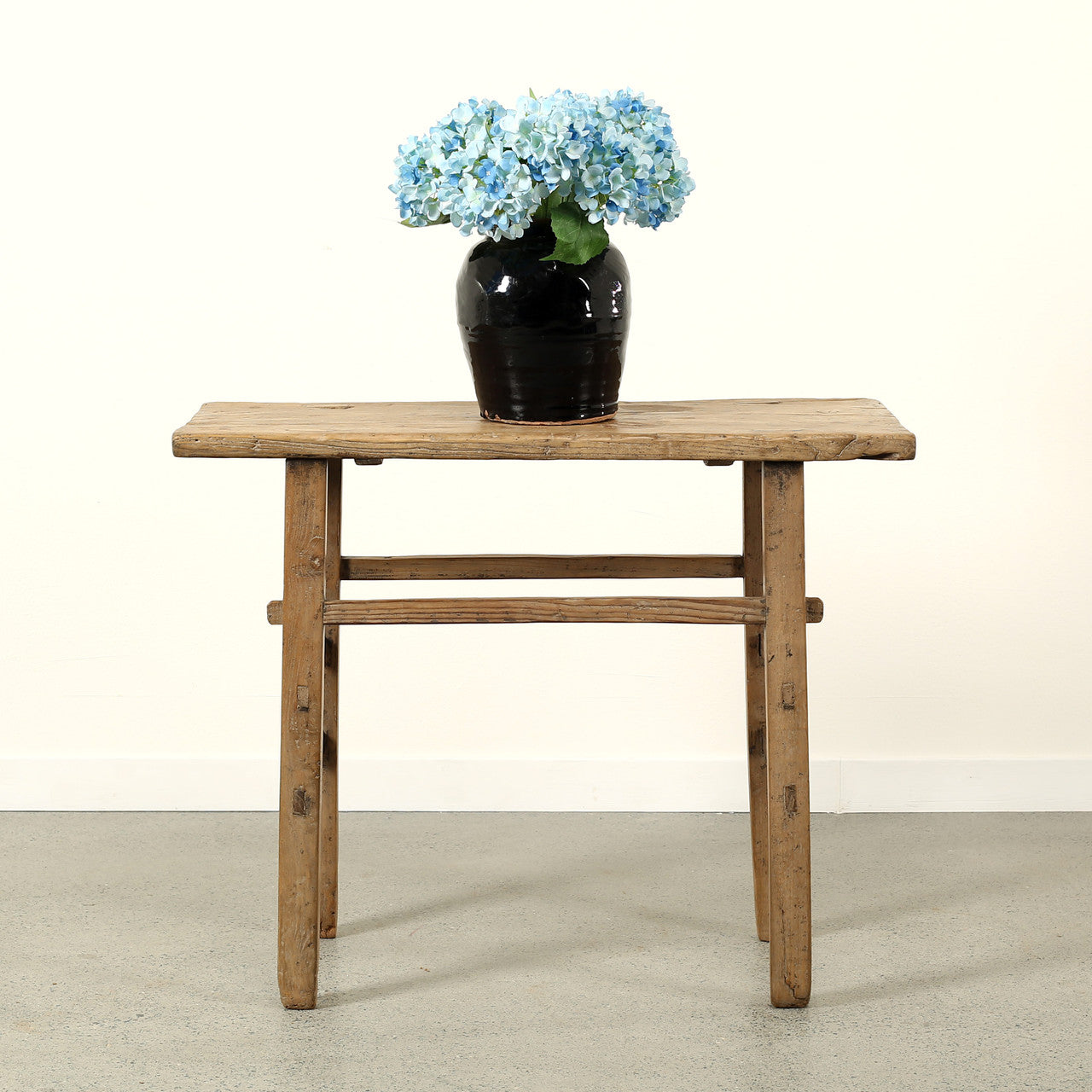 Approx.39.8" Long 17.7" Deep Vintage Counter Table Weathered Natural