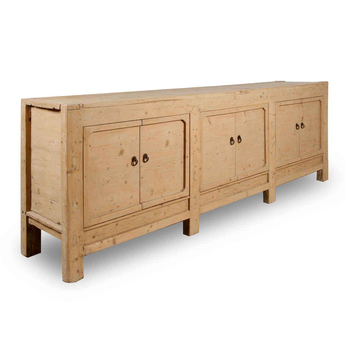 Antique six doors sideboard (Size and finish vary Approx 8-10ft long)