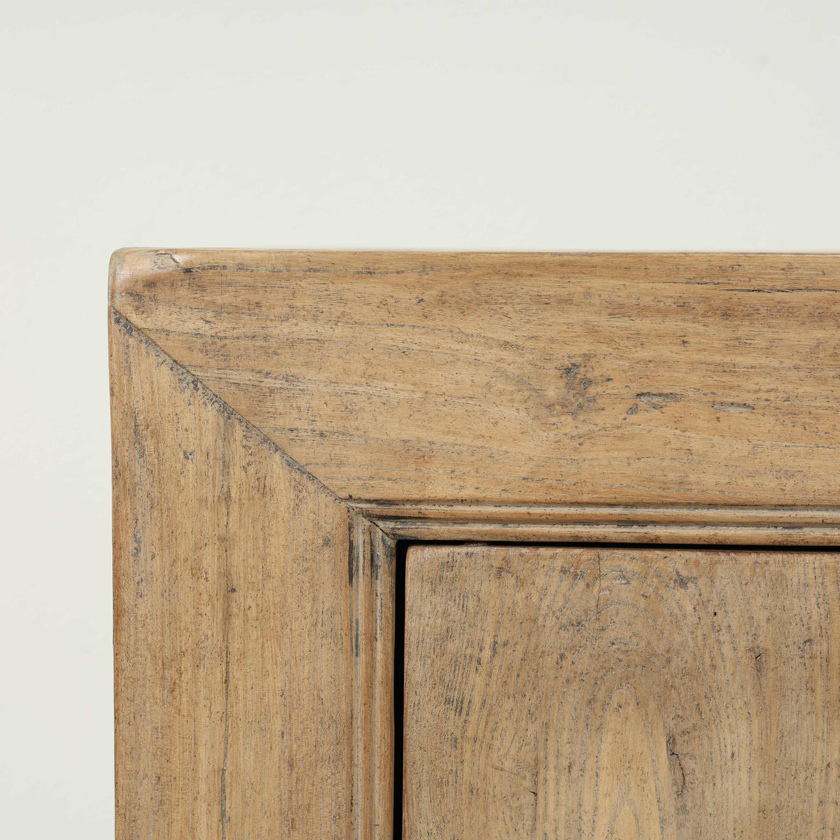 Approx. 74" Wide Antique Sideboard with Three Drawers Weathered Natural
