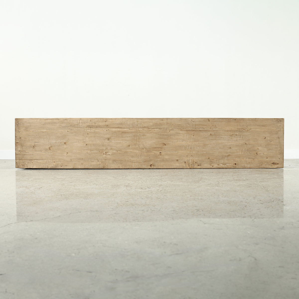 Approx. 98" Long Antique Sideboard with Six Doors, Weathered Natural