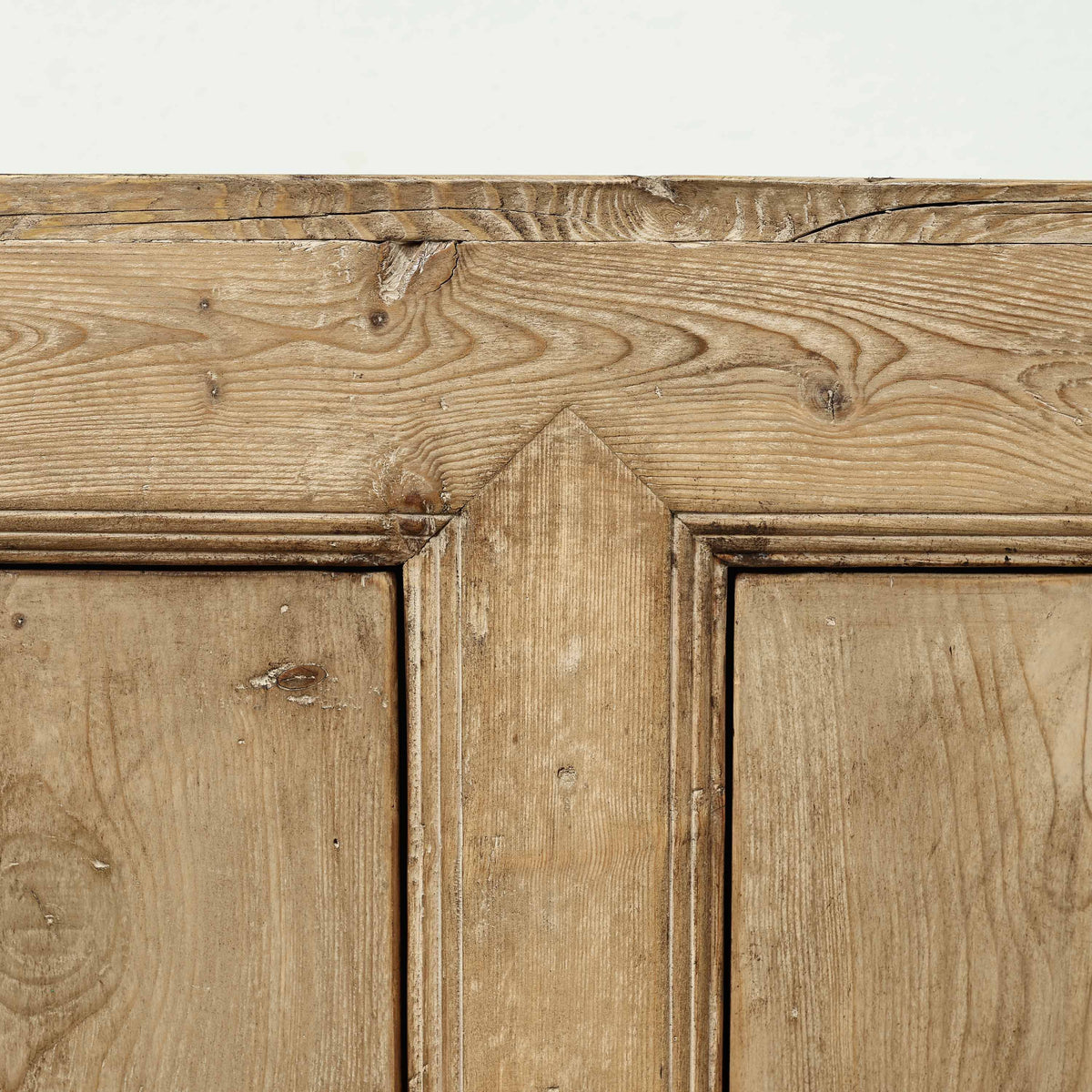 Approx. 91" Long Antique Sideboard with Six Doors & Three Drawers, Weathered Natural