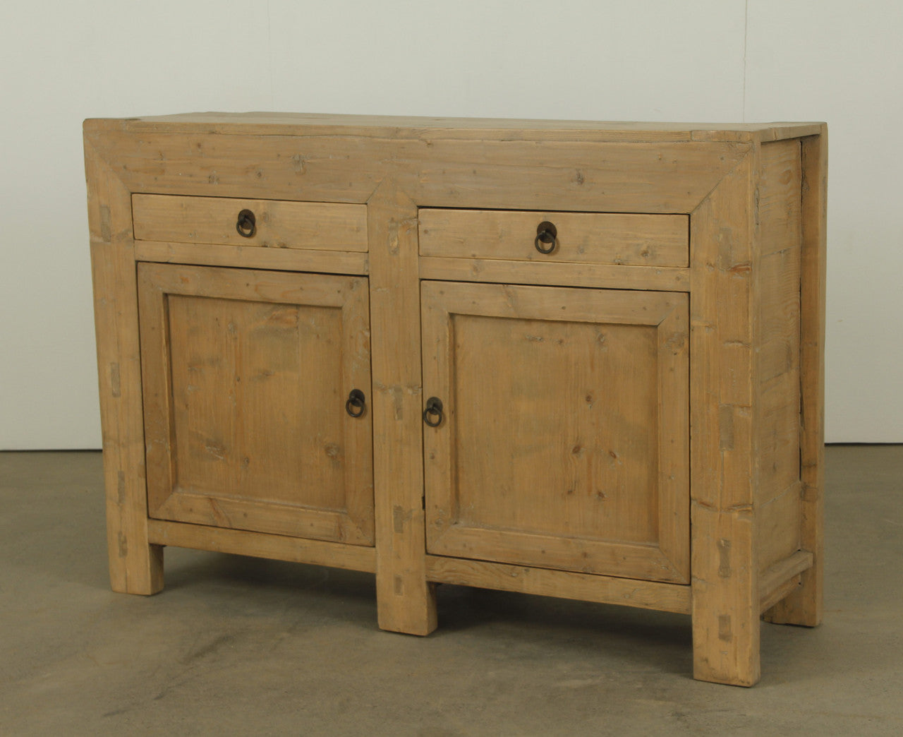 Antique Pinewood Server with Drawers image