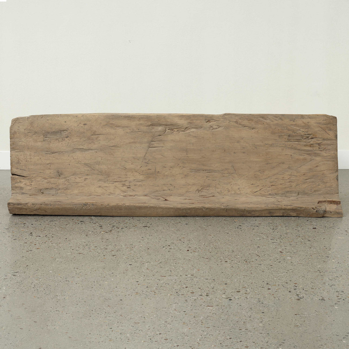 Approx. 64.2 Inches Wide 22.4 Inches High Live Edge Vintage Bench Weathered Natural
