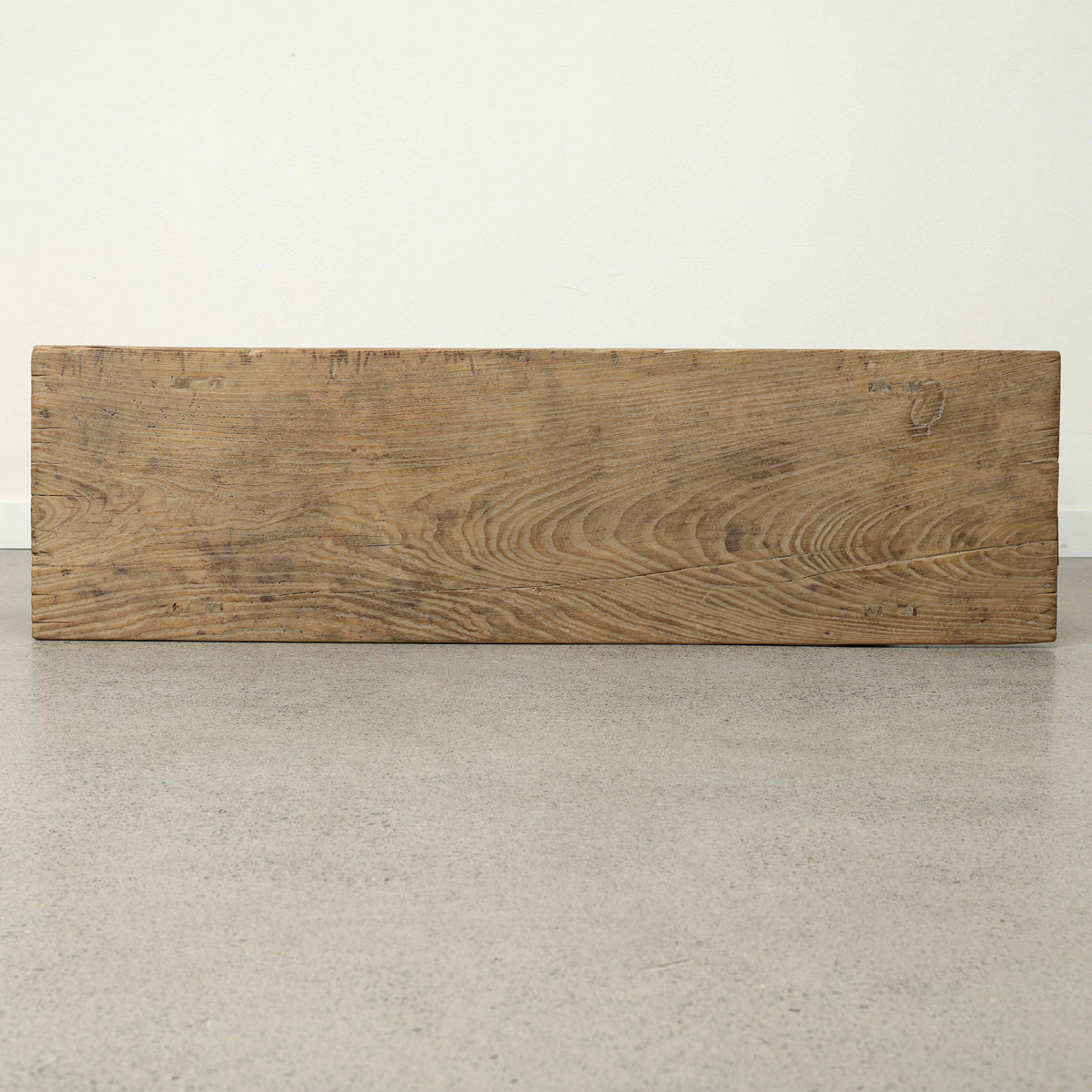 Approx 62" Long 18" Deep Vintage Entry Table with Two Drawers Weathered Natural
