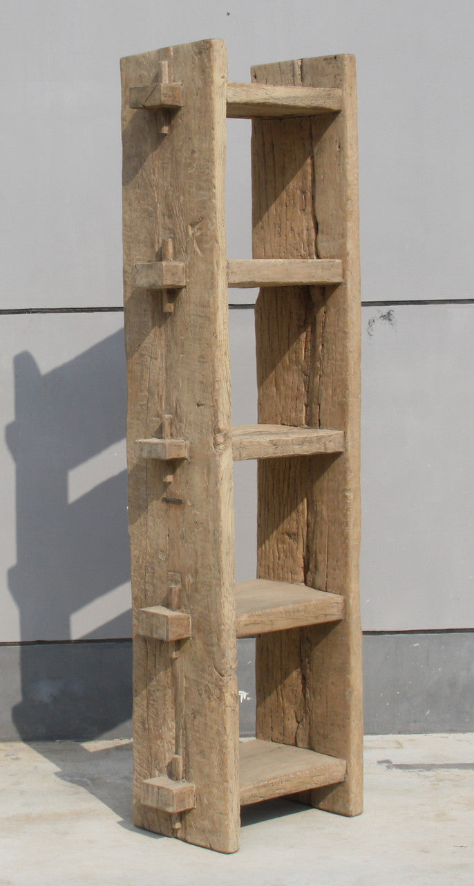 Vintage Appeal Shelf Approx. 26x13x80H Weathered Natural image