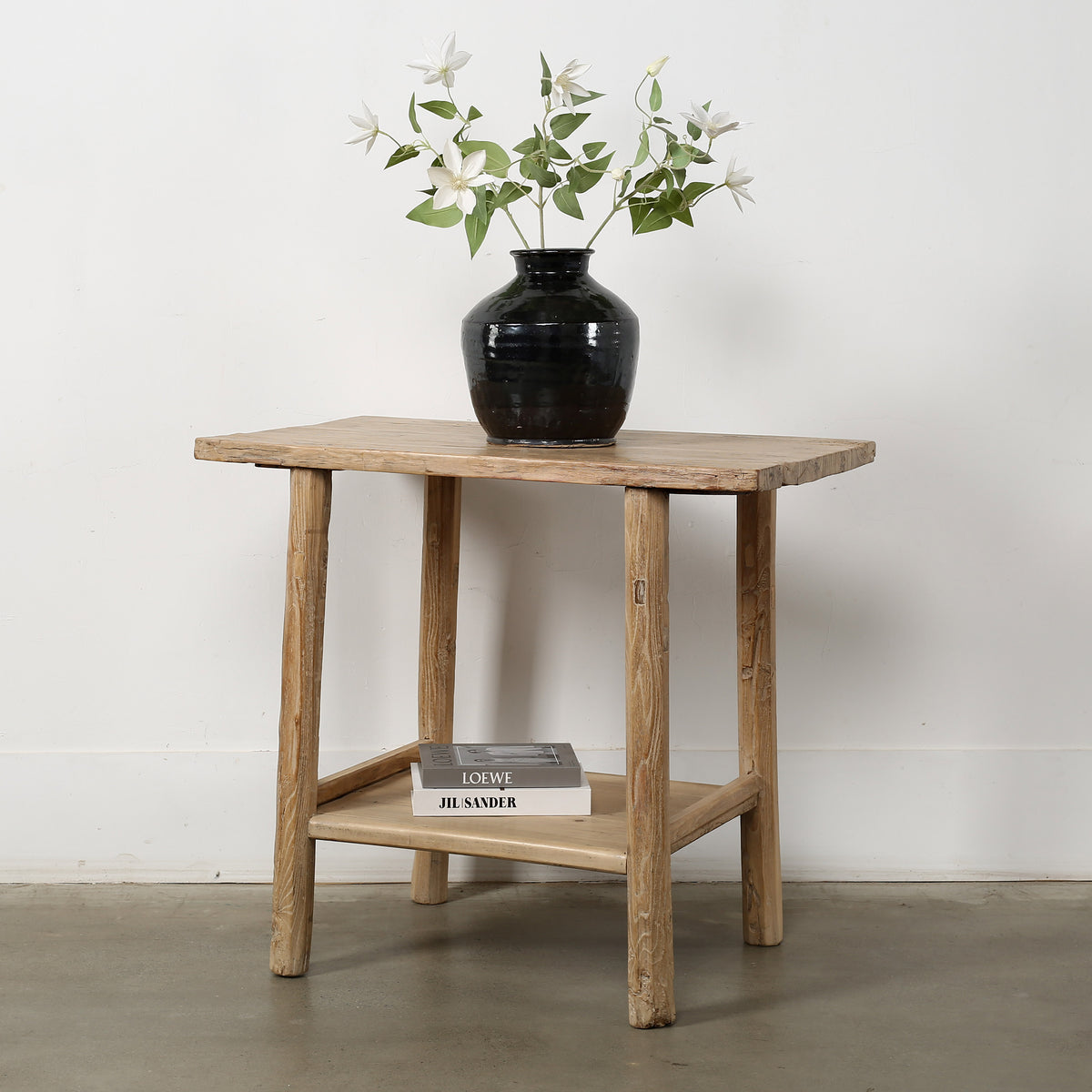 Vintage Counter Table Weathered Natural 35.8x20.9x32.3H