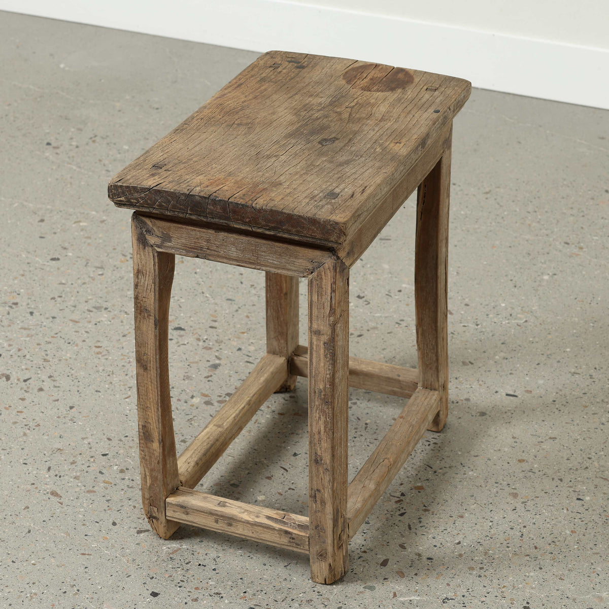 Approx. 18-20 Inches Wide Vintage Rectangular Table Weathered Natural (finish & size vary)