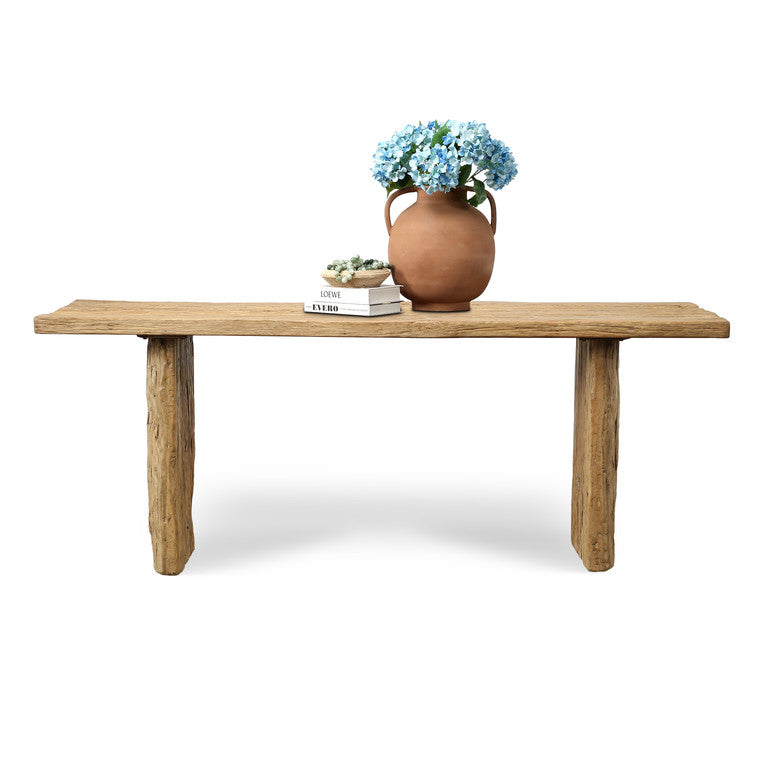 Approx. 80 Inches Long 27 Inches Deep Live Edge Console Table image 3