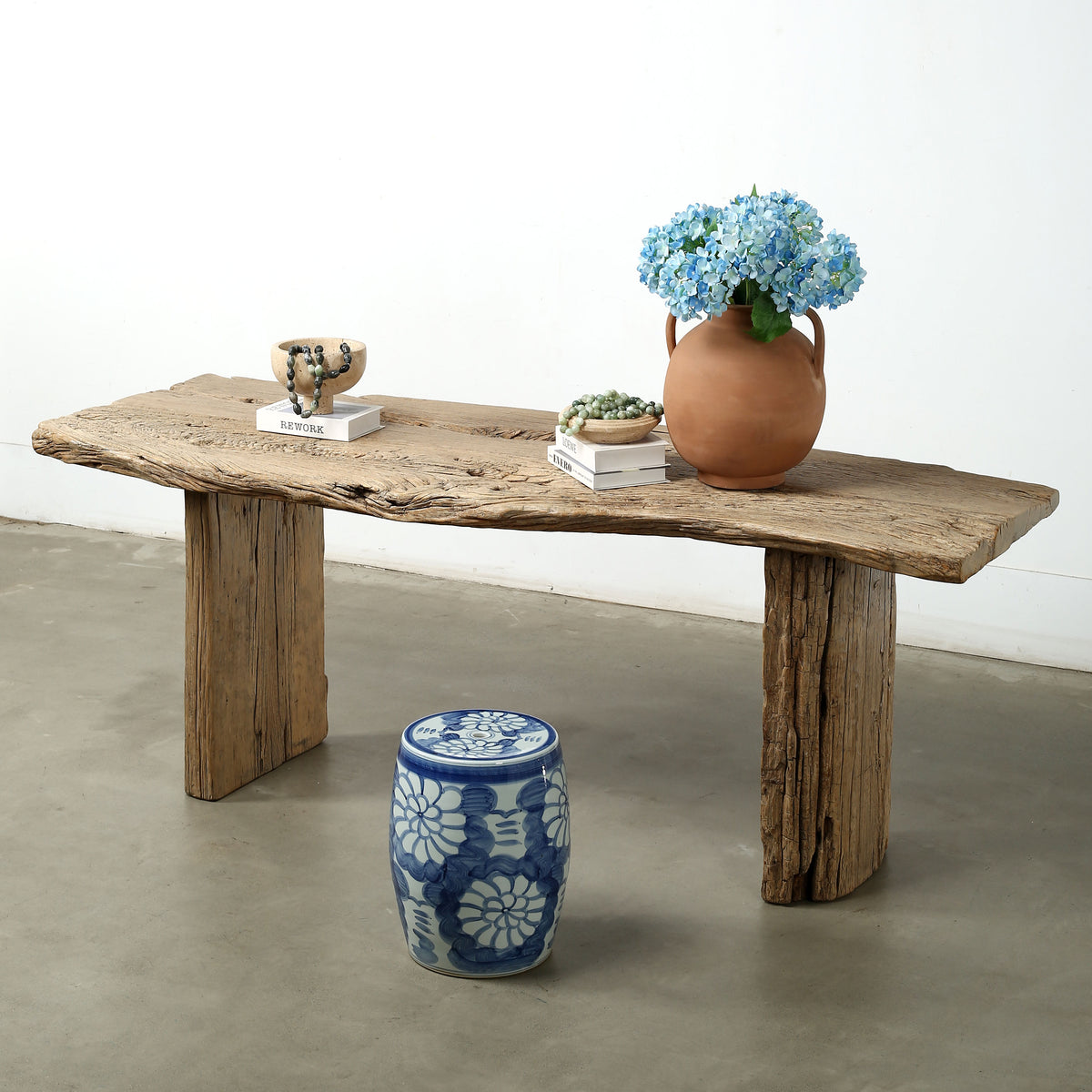 Approx. 80 Inches Long 28.7 Inches Deep Live Edge Console Table