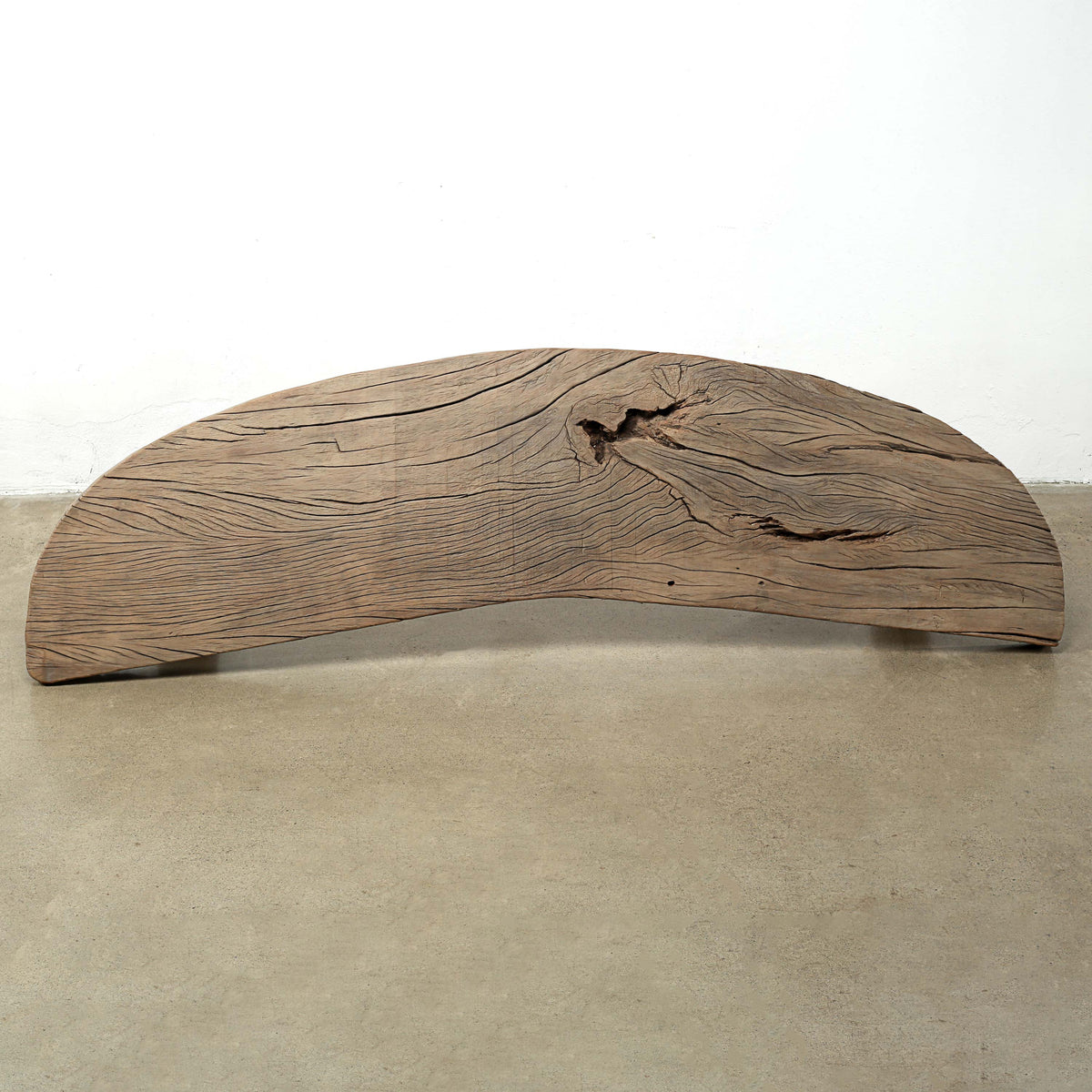Approx. 100 Inches Wide 24 Inches Deep Live Edge Vintage Table/Bench Weathered Natural