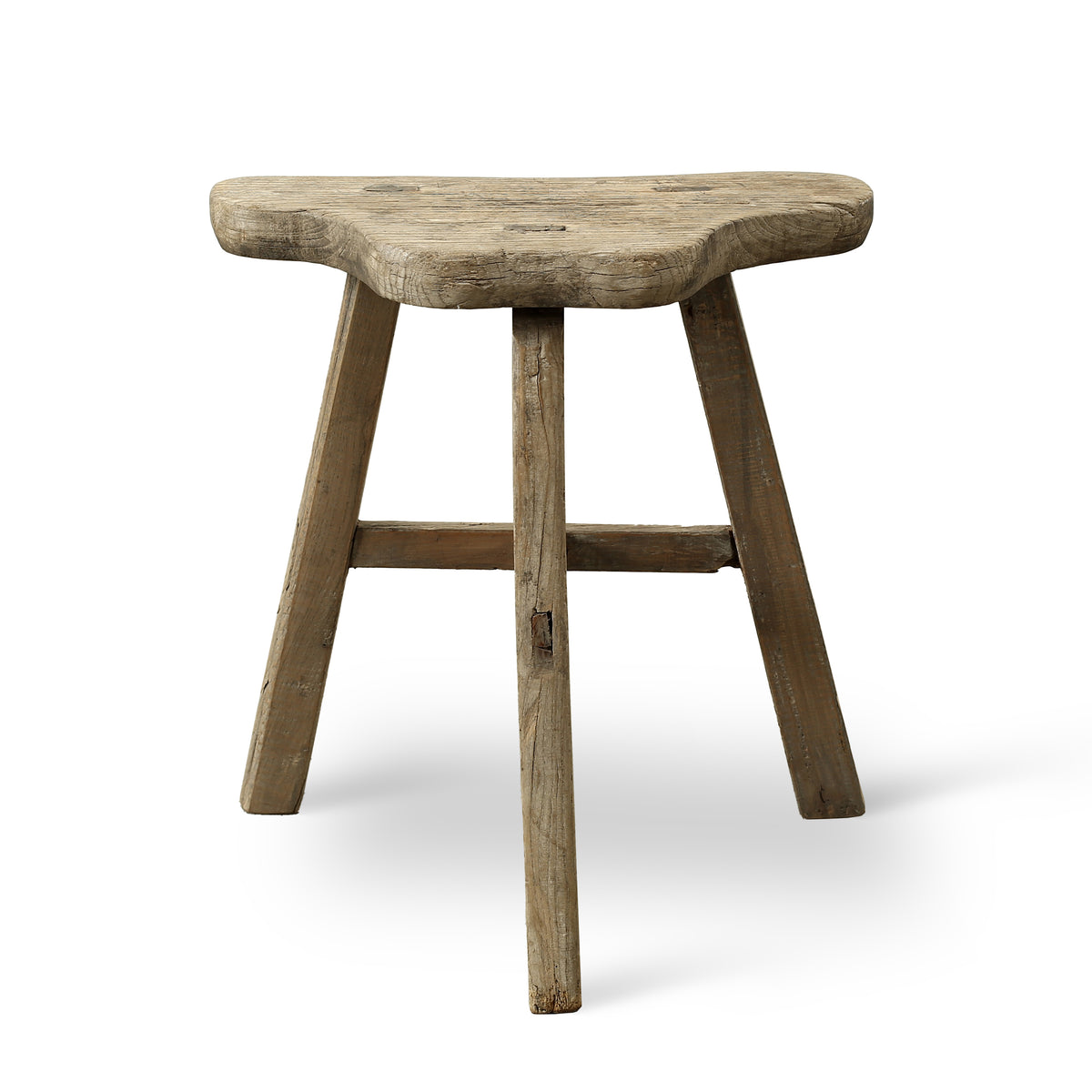 Vintage Saddle Stool Approx.17-20 Inches wide
