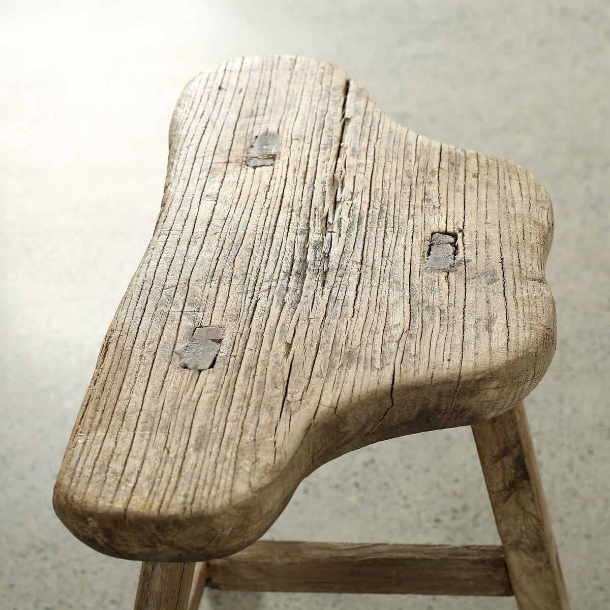 Vintage Saddle Stool Approx.17-20 Inches wide