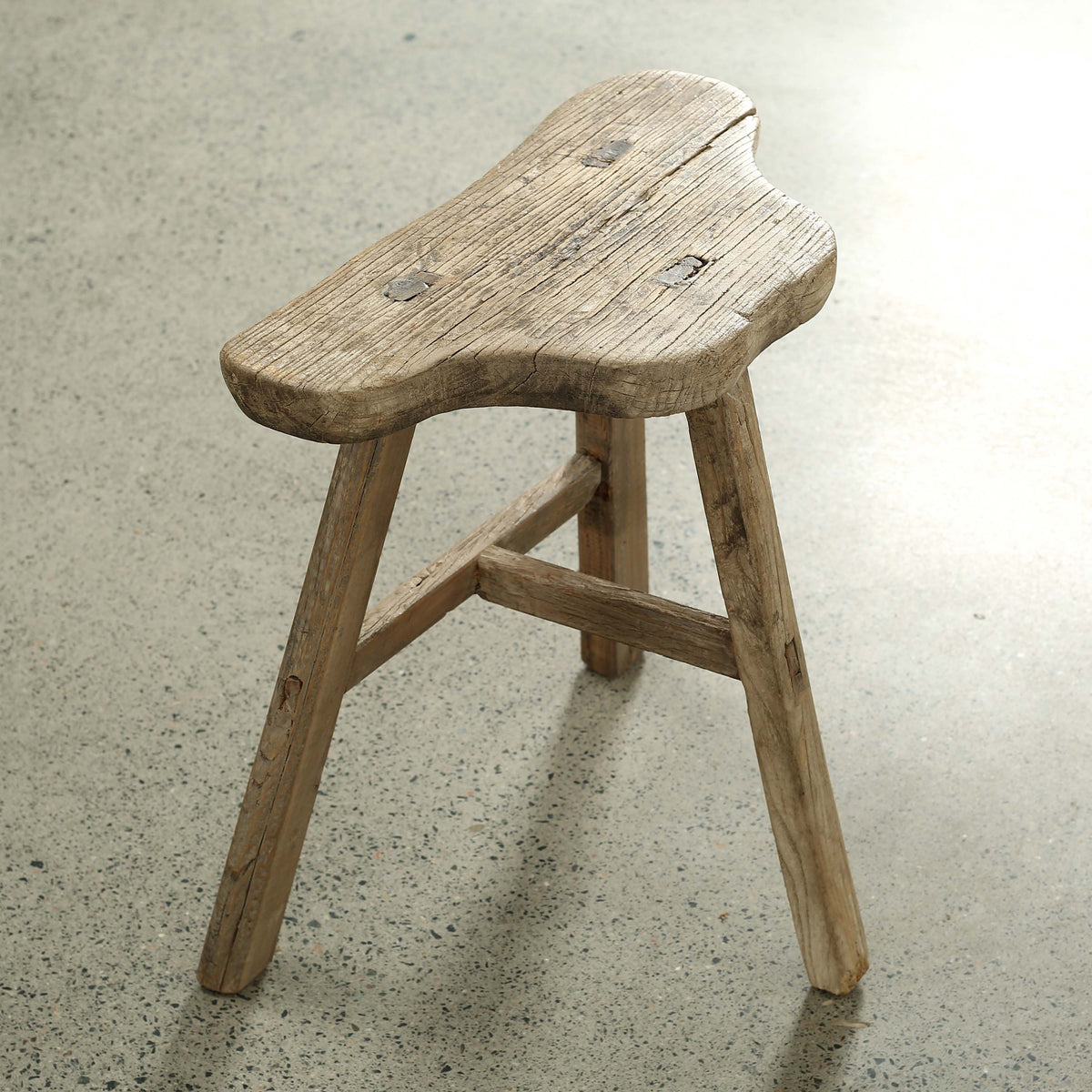 Vintage Saddle Stool Approx.17-20 Inches wide