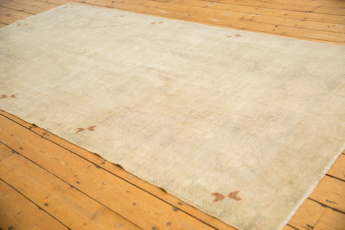 5x9.5 Vintage Distressed Oushak Carpet