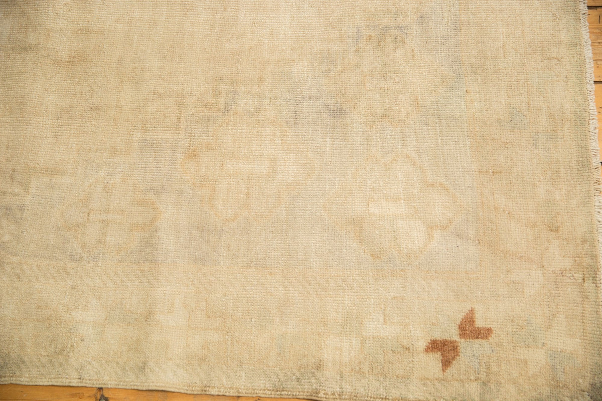 5x9.5 Vintage Distressed Oushak Carpet
