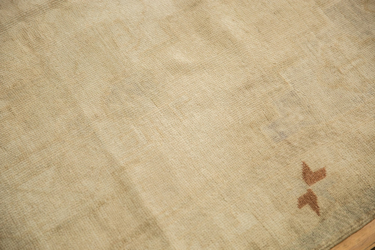 5x9.5 Vintage Distressed Oushak Carpet