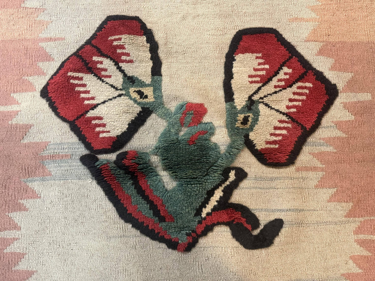 Turkish Kilim Rug 2.5 x 4.7, Flatweave Bohemian Blanket Rug, Wall Hanging Tapestry Rug - Jewel Rugs, view 5