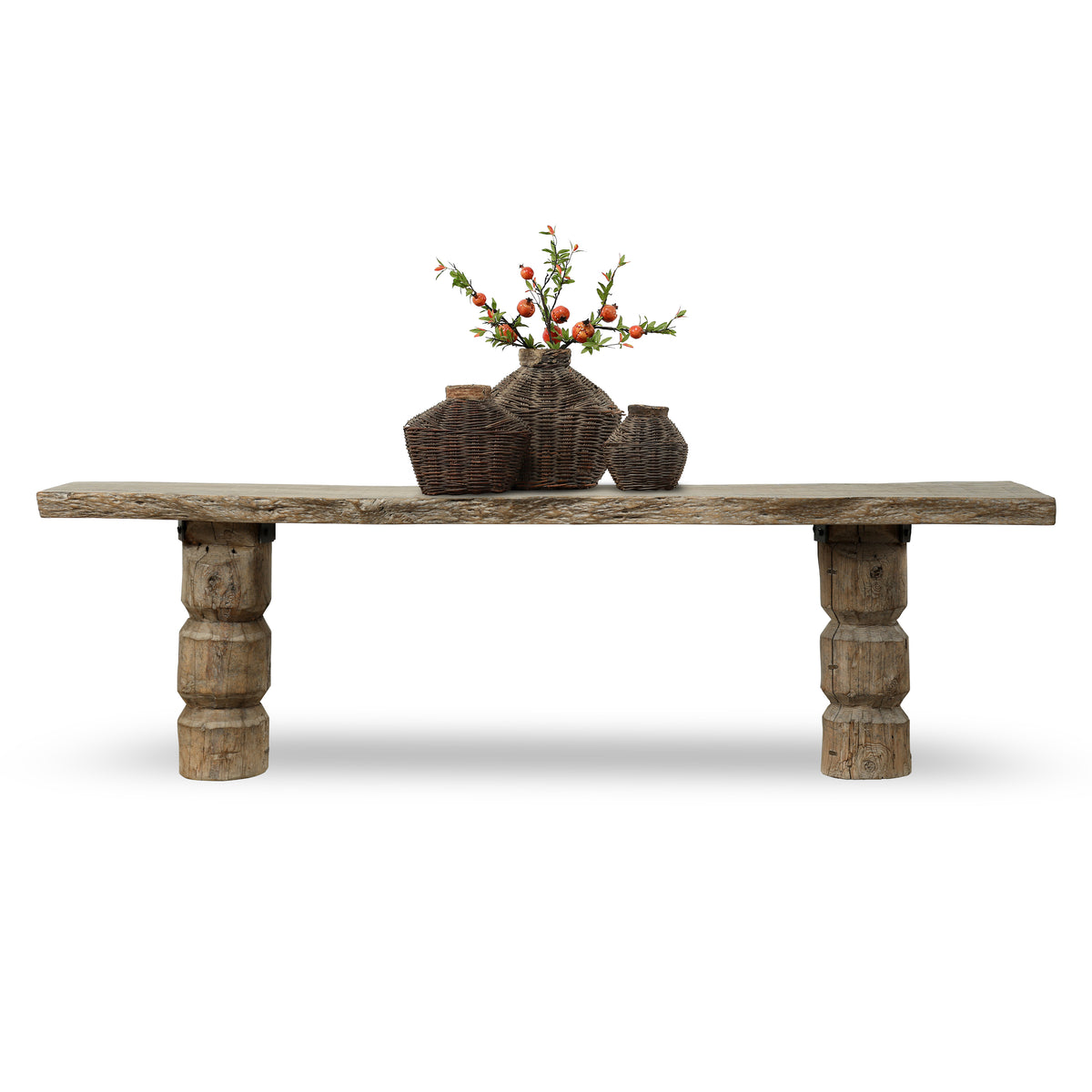 Approx. 103 Inches Long Vintage Architectural Beam Console Table