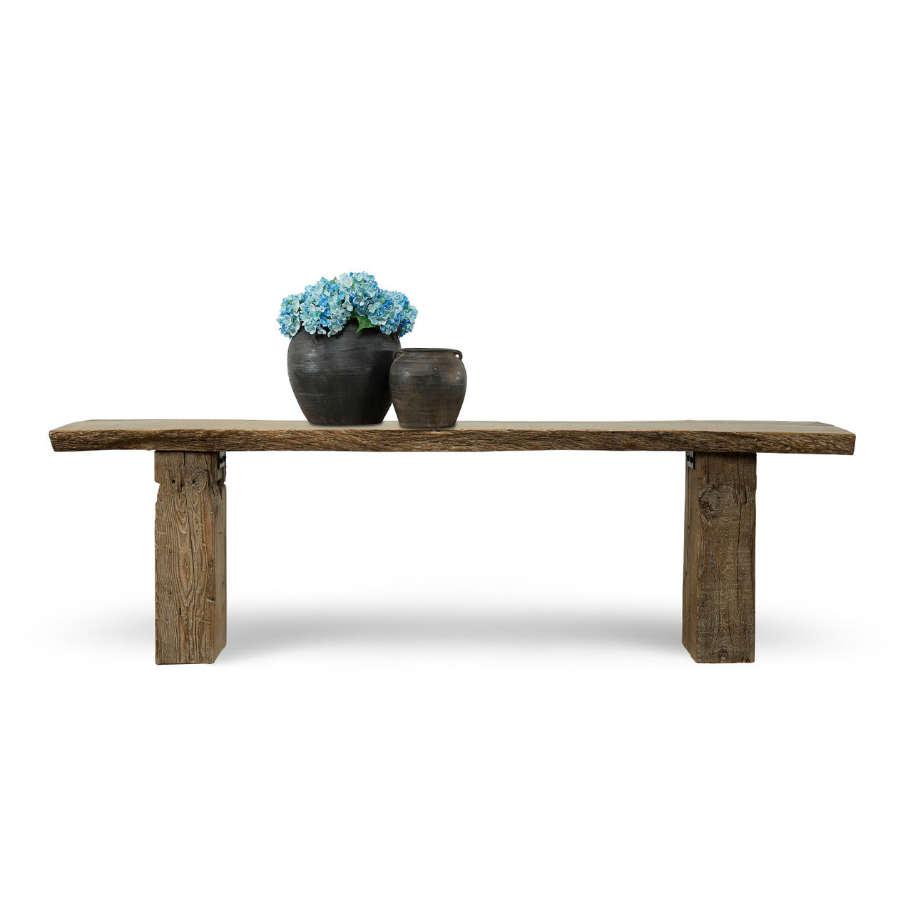 Approx. 103 Inches Long Vintage Heritage Timber Live-Edge Console Table