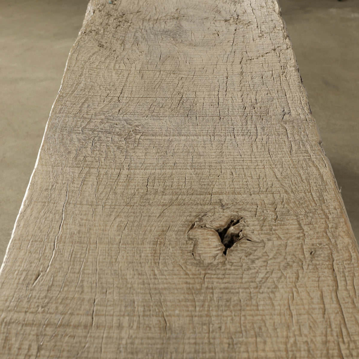 Approx. 120 Inches Long Ancient Round-Post Live-Edge Console