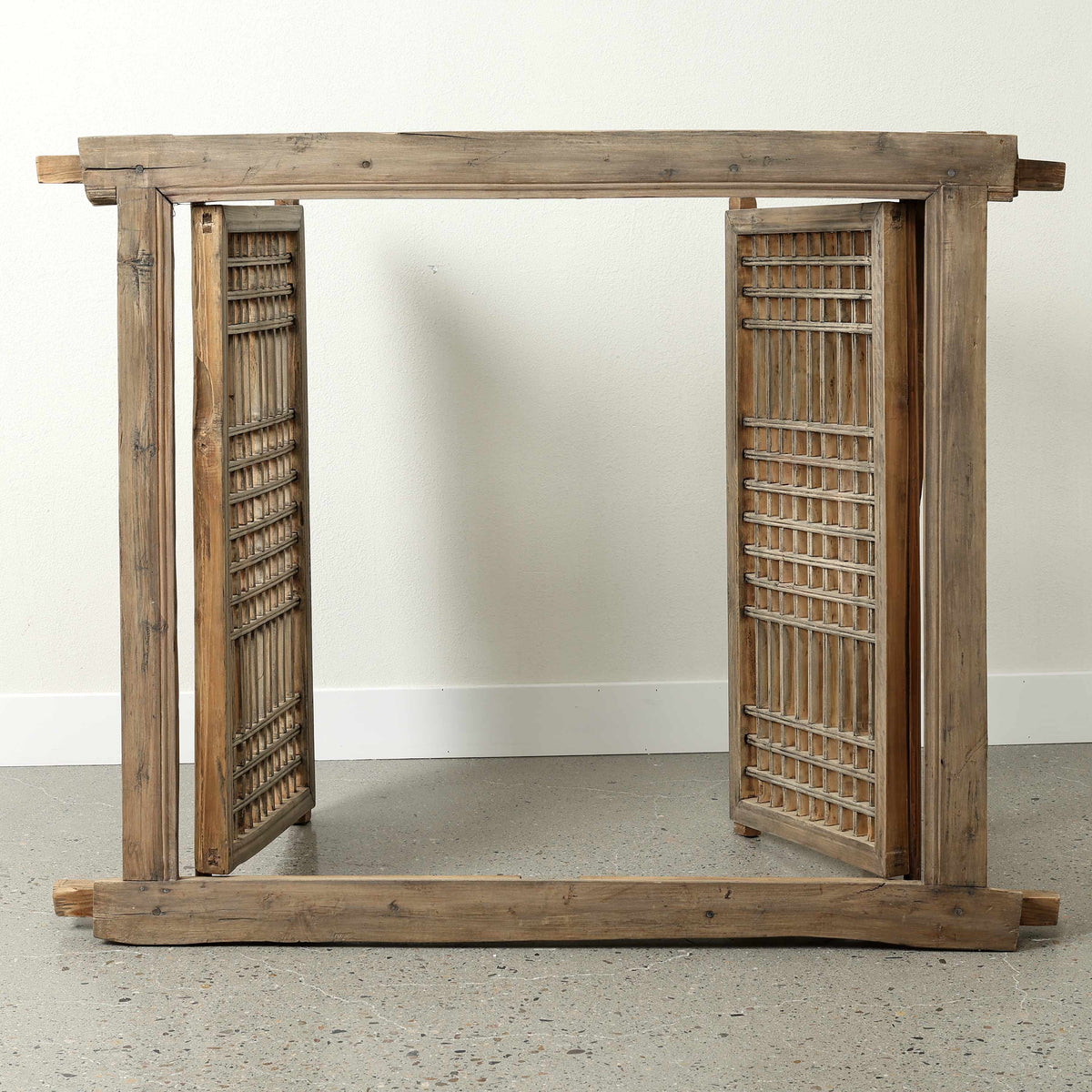Vintage Wooden Lattice Wall Panel 55.5 W x 41.3 H