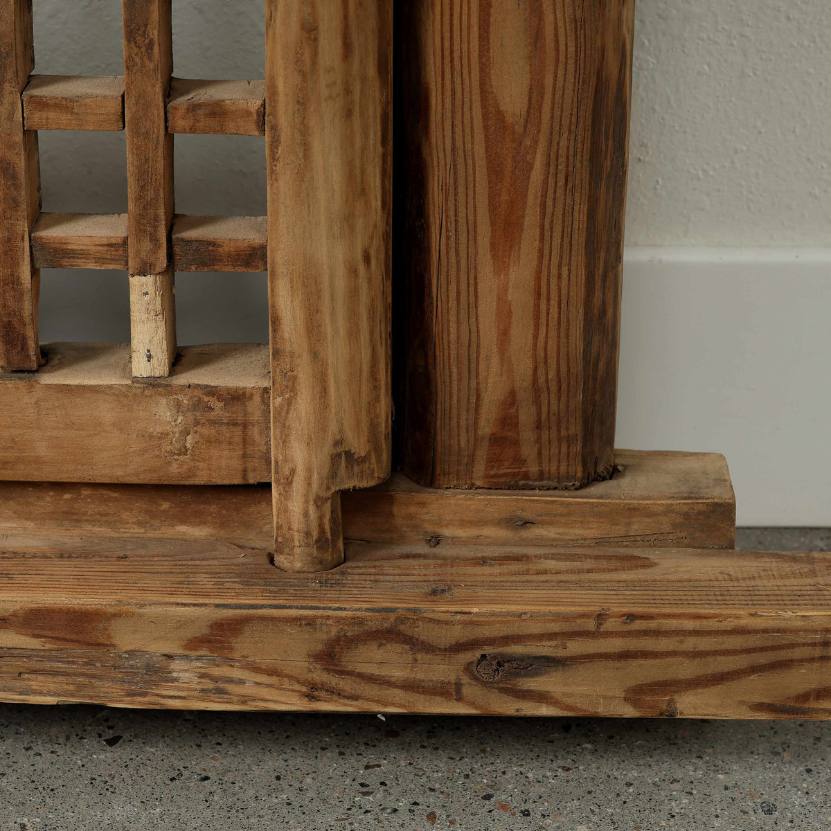 Vintage Wooden Lattice Wall Panel 55.5 W x 41.3 H