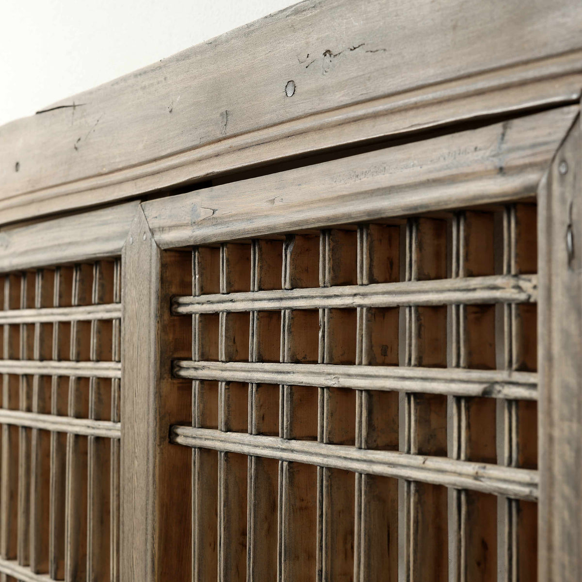 Vintage Wooden Lattice Wall Panel 55.5 W x 41.3 H