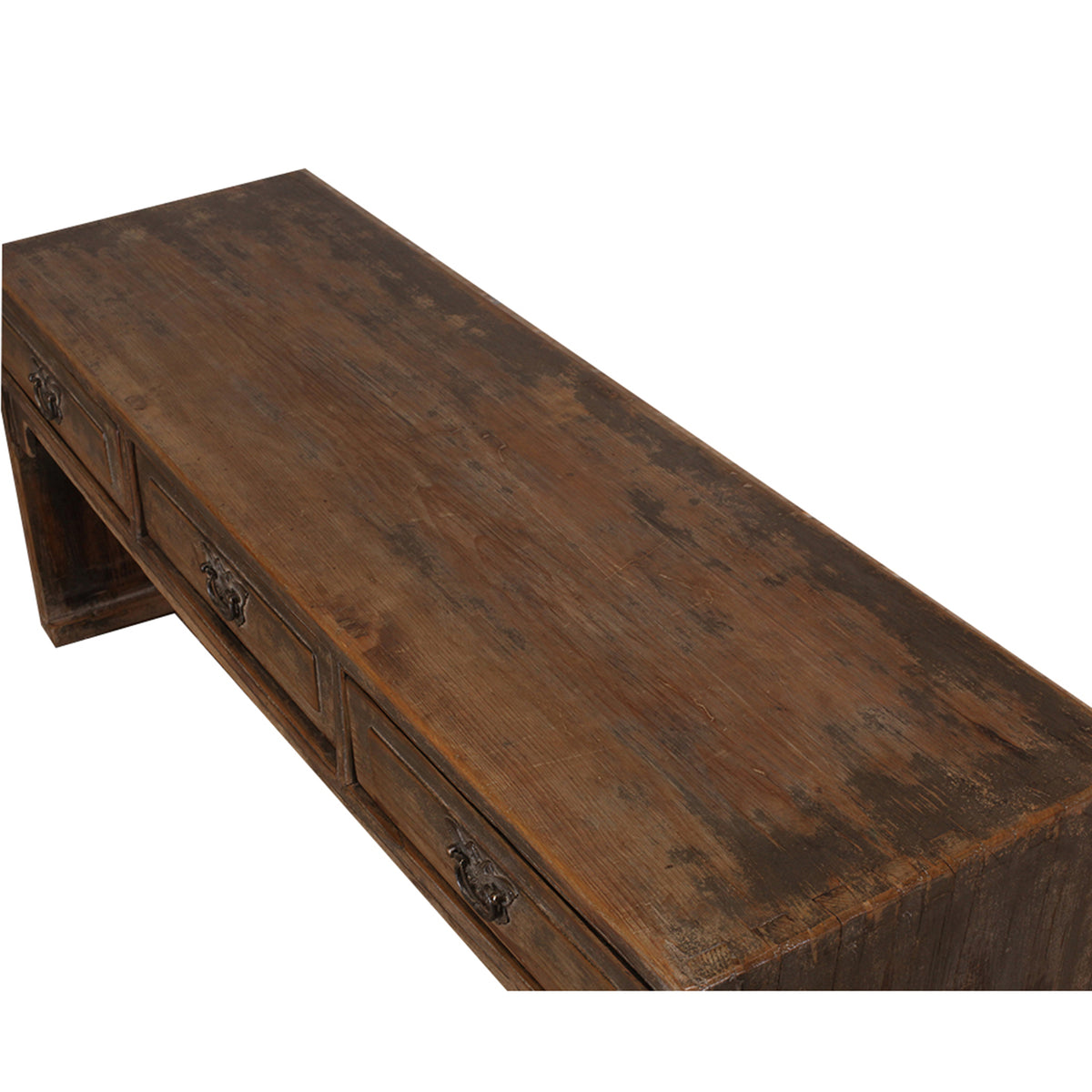 Approx 55" Wide Antique Table with Three Drawers