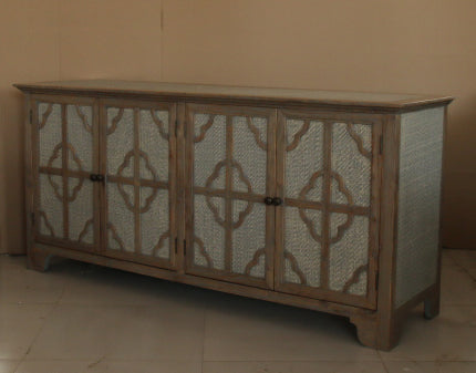 Fairfax 4 Door Rattan Sideboard image