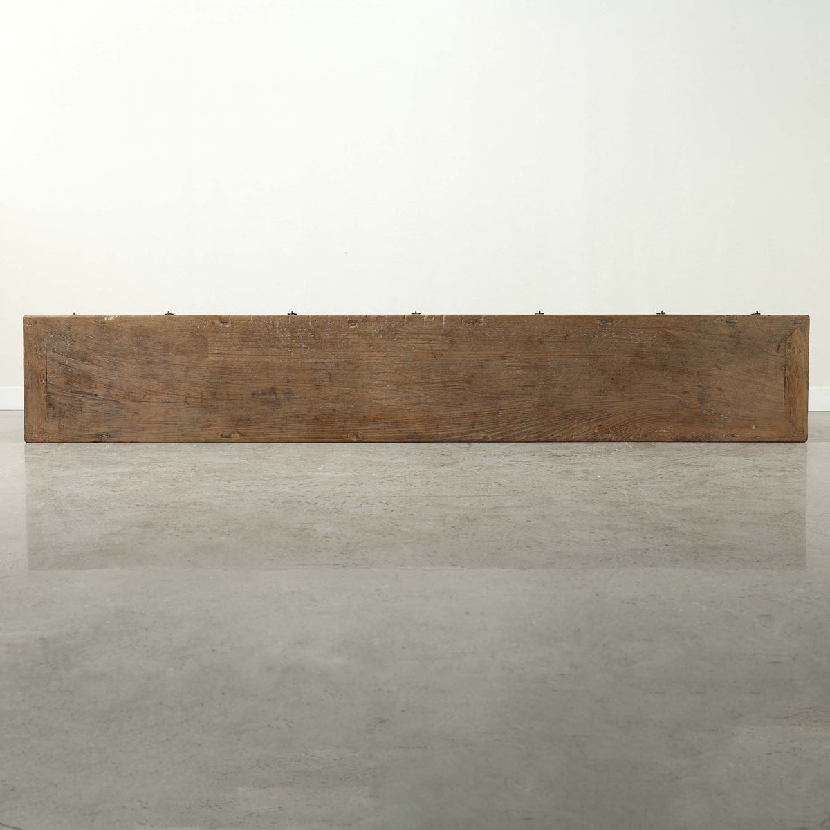 Approx. 120" Wide Vintage Sideboard with 7 Drawers, Weathered Natural