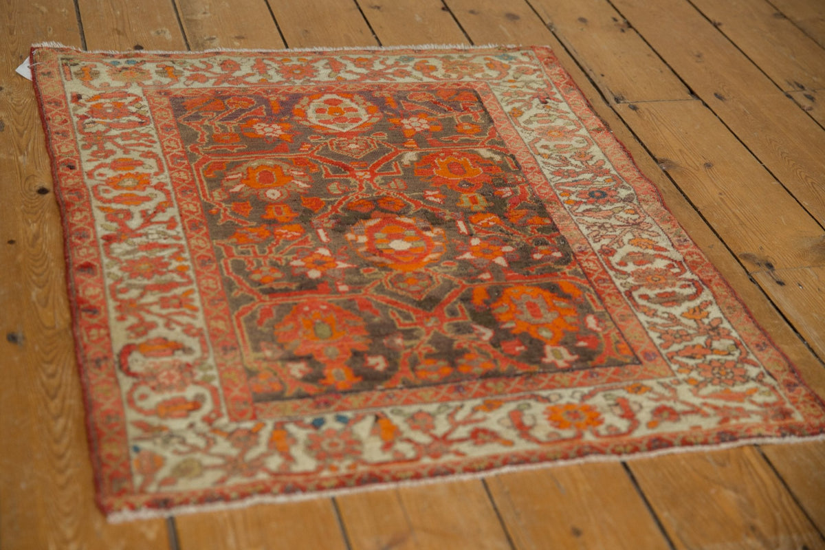2.5x3 Antique Fragment Malayer Square Rug