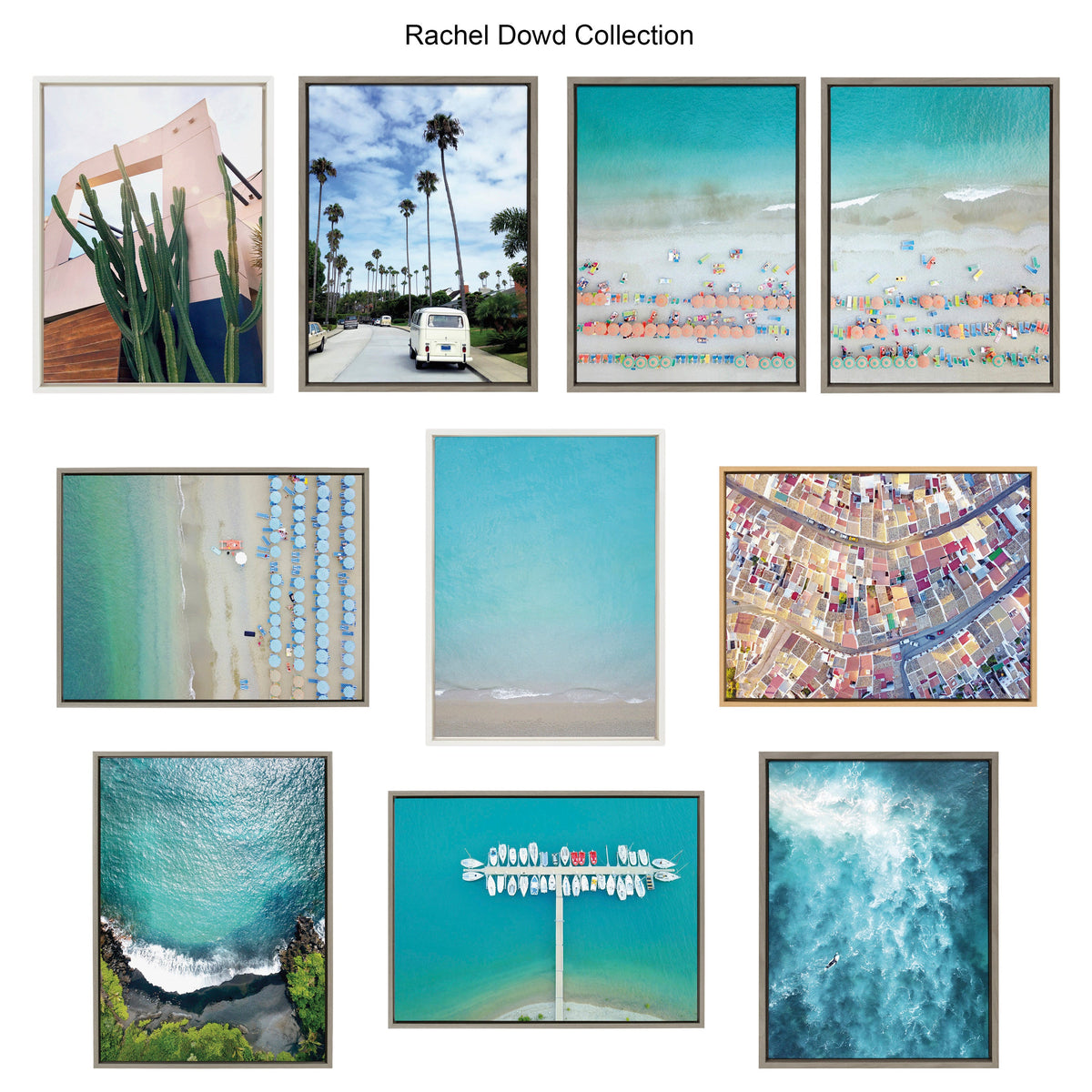 Sylvie Distant Summer Framed Canvas by Rachel Bolgov