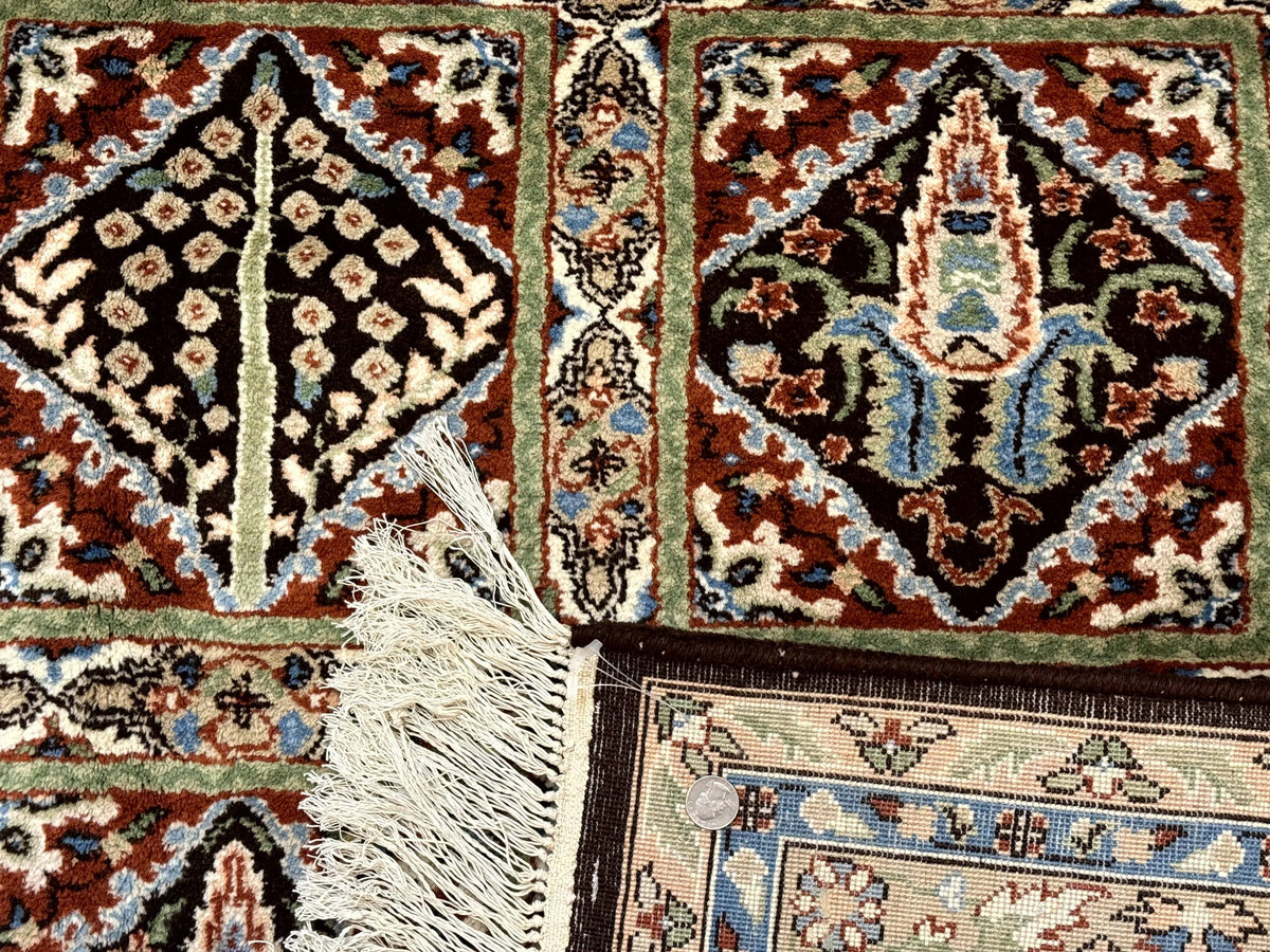 Sino Persian Rug 8x10, Panel Design, Brown, Multicolor, Wool, Cedar Trees - Jewel Rugs, view 10