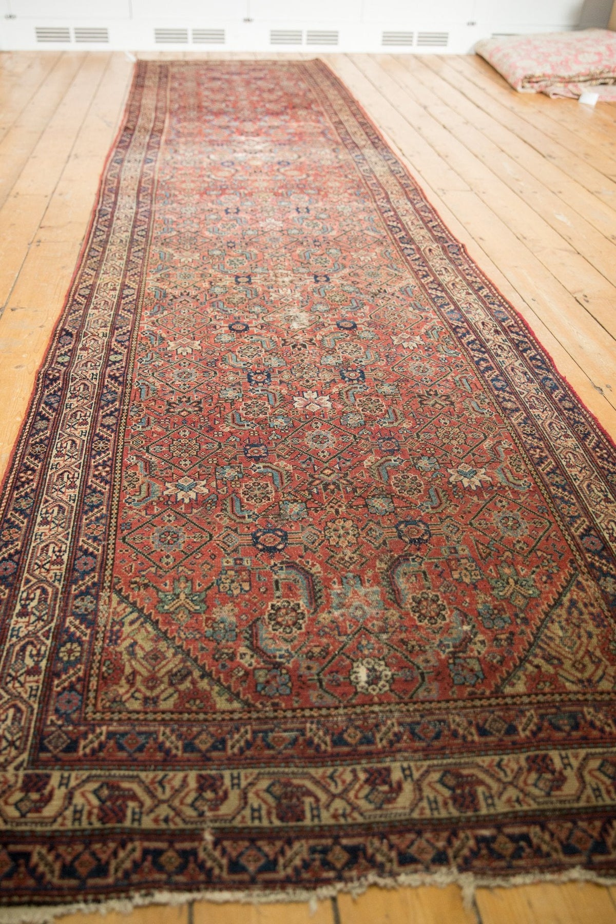 3.5x15 Antique Malayer Rug Runner