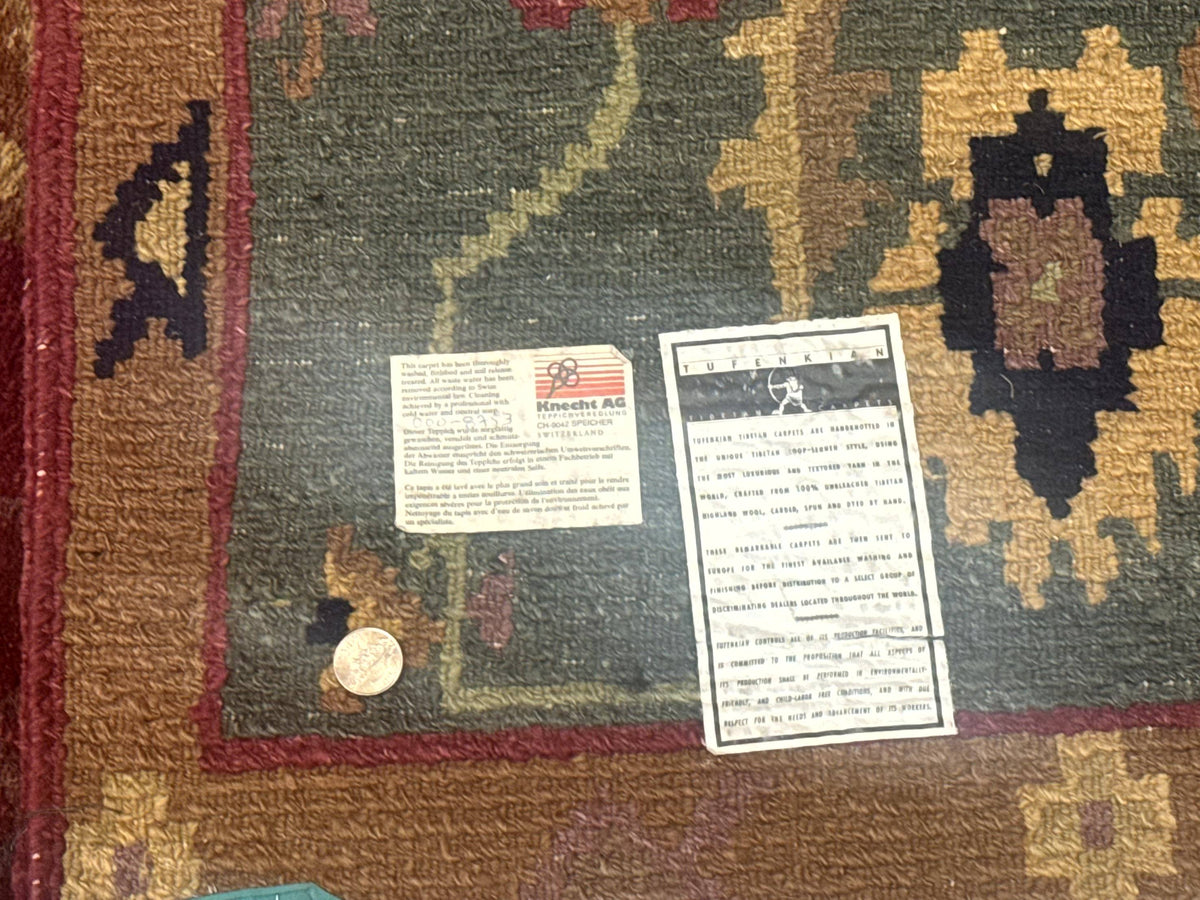 Tufenkian Rug 8x10, Tibetan Room Sized Carpet, Soft Thick Wool Pile - Jewel Rugs, view 11