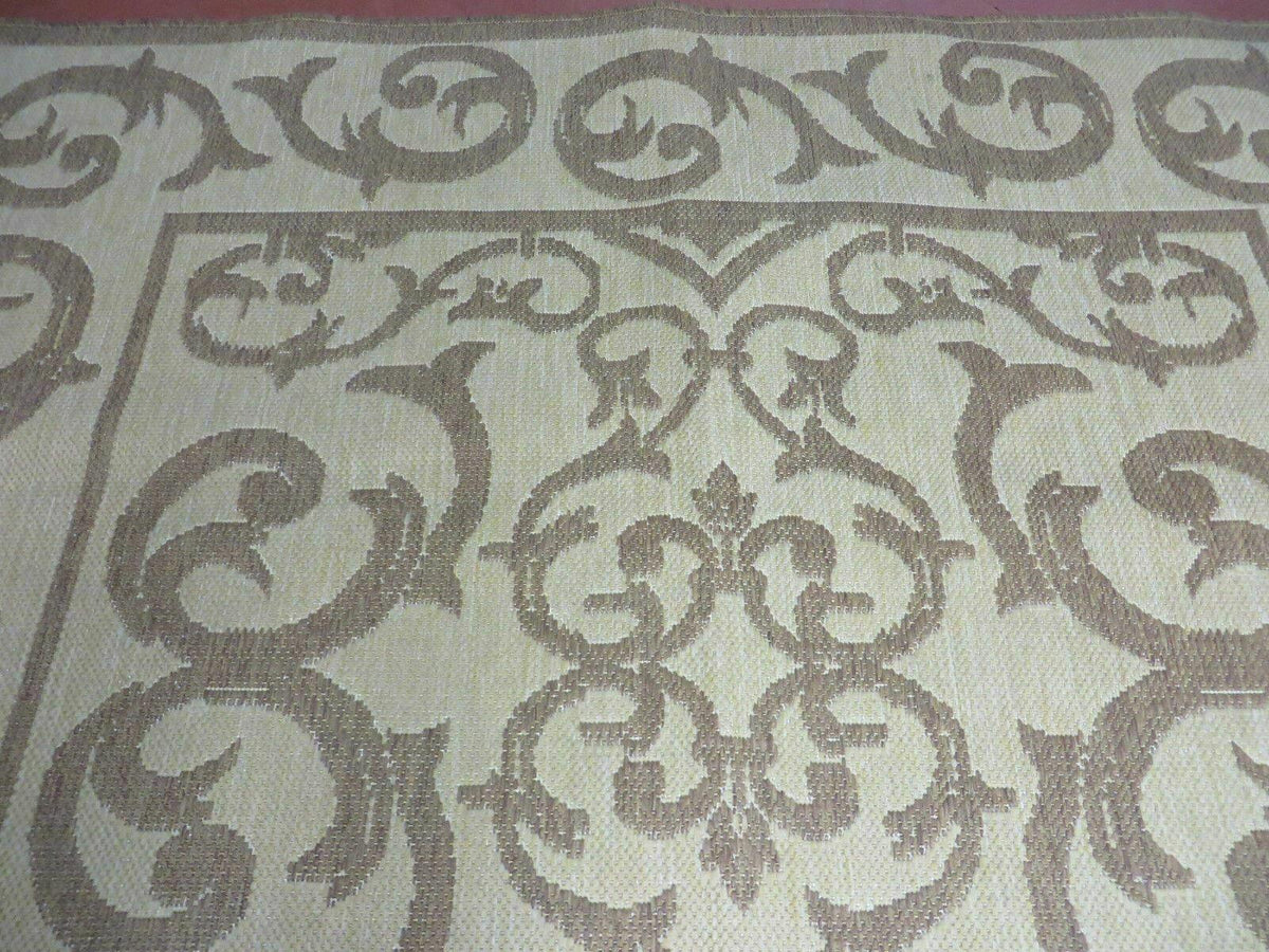 5' X 7' Machine Made Natural Fiber Jute Kilim Two Sided Rug Carpet Flat Weave Contemporary Design - Jewel Rugs, view 3