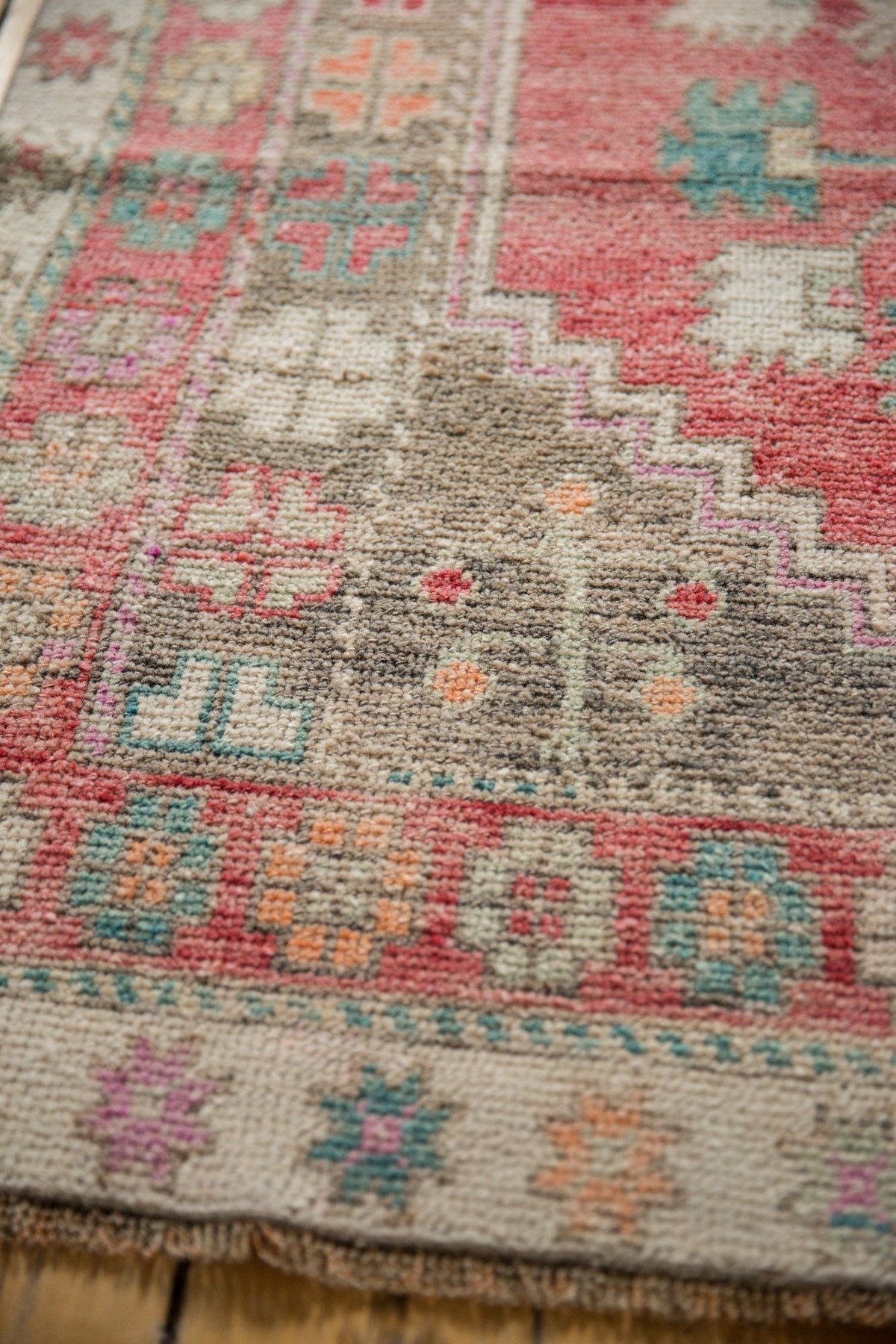 4.5x9.5 Vintage Distressed Oushak Rug Runner