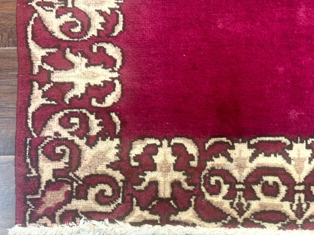 Red Persian Kerman Runner Rug 3x16 - Jewel Rugs, view 9