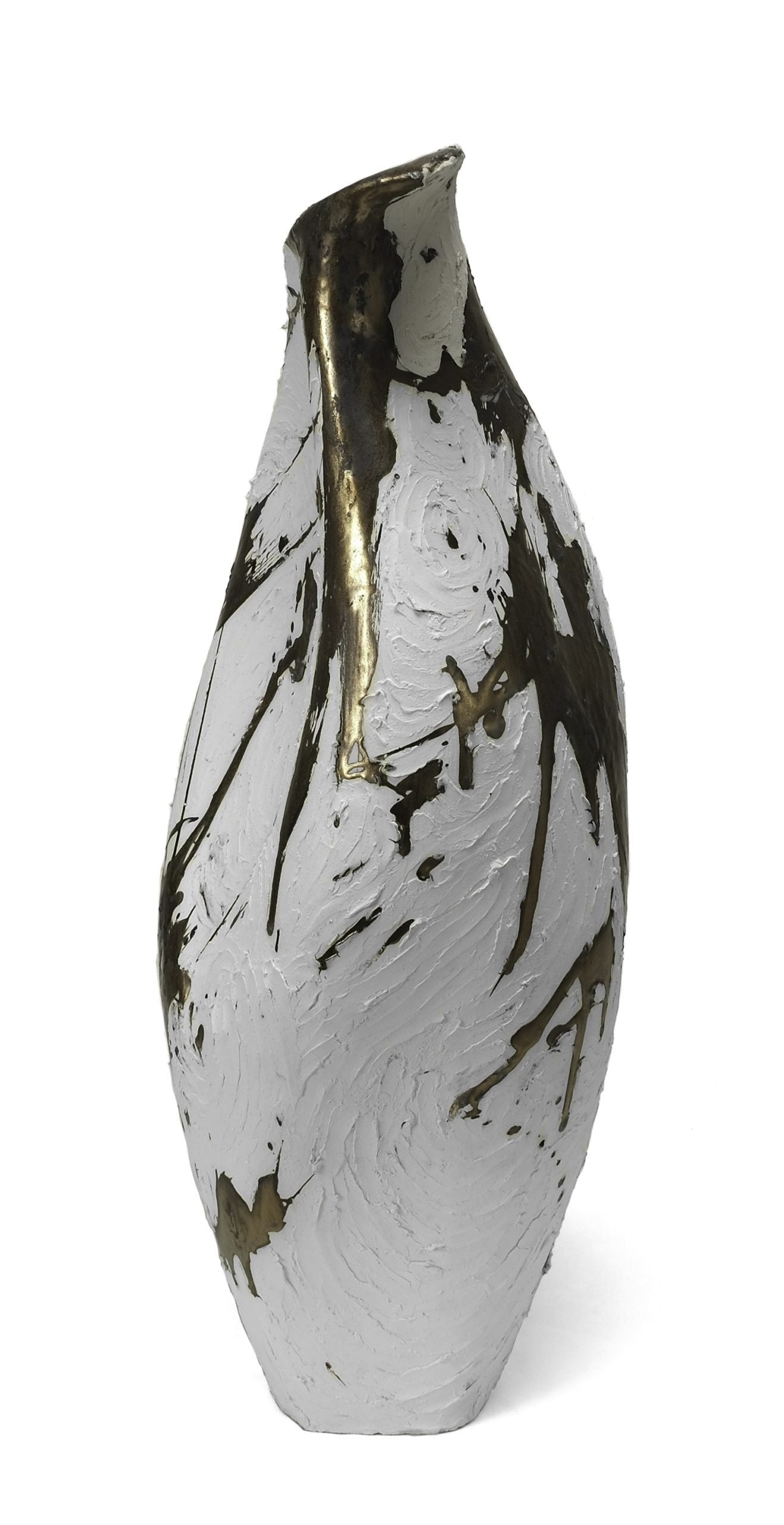 Vessel in White and Gold - No 135 image 2