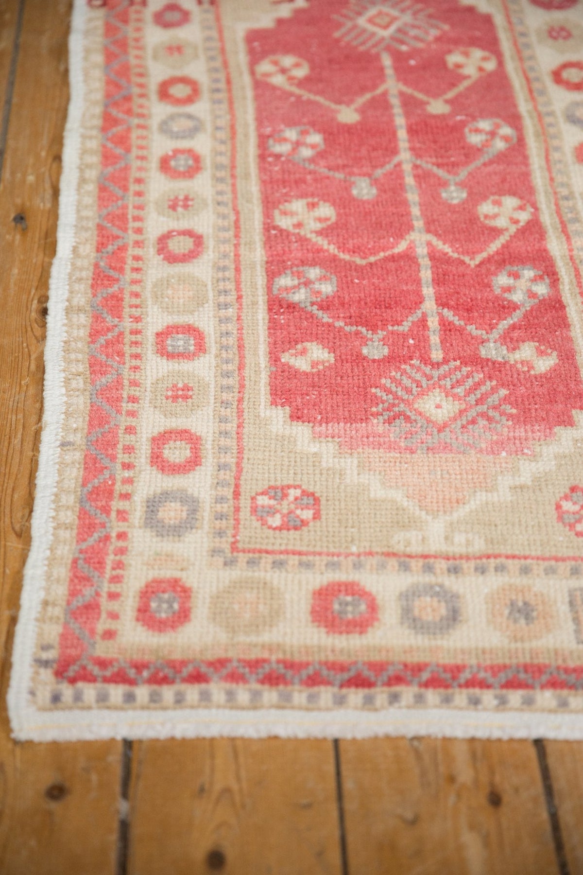 2x4.5 Vintage Distressed Oushak Rug Runner