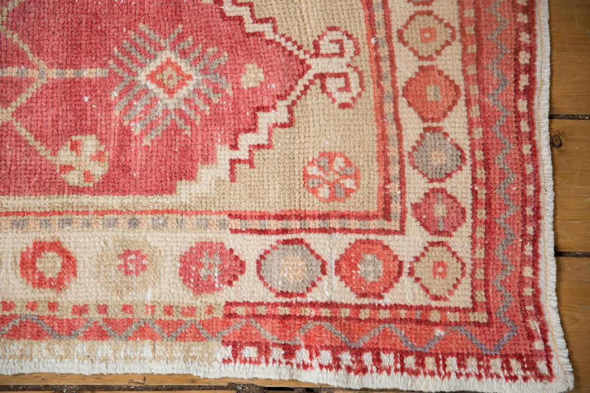2x4.5 Vintage Distressed Oushak Rug Runner